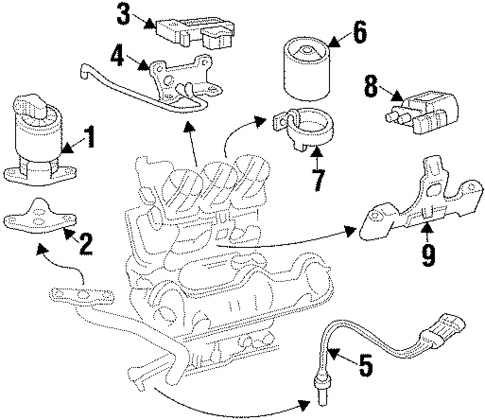 EGR System for 1998 Pontiac Grand Prix #0