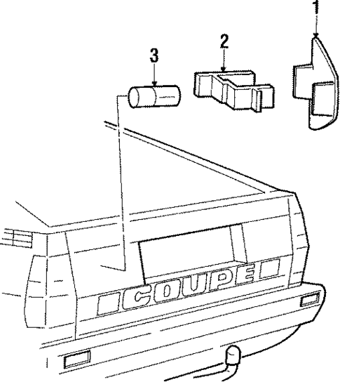 License Lamps for 1985 Audi Coupe #0