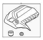 11127641556 - : Engine Cover for BMW: M235i, M235i xDrive Image