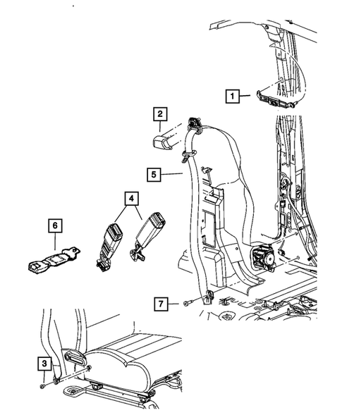 Seat Belts for 2013 Jeep Wrangler #0