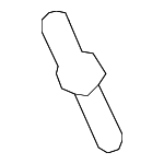 XR836503 - Exhaust: Converter &amp; Pipe Stud for Jaguar Image