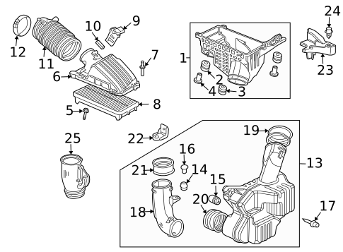 Air Intake for 2005 Honda Accord #1
