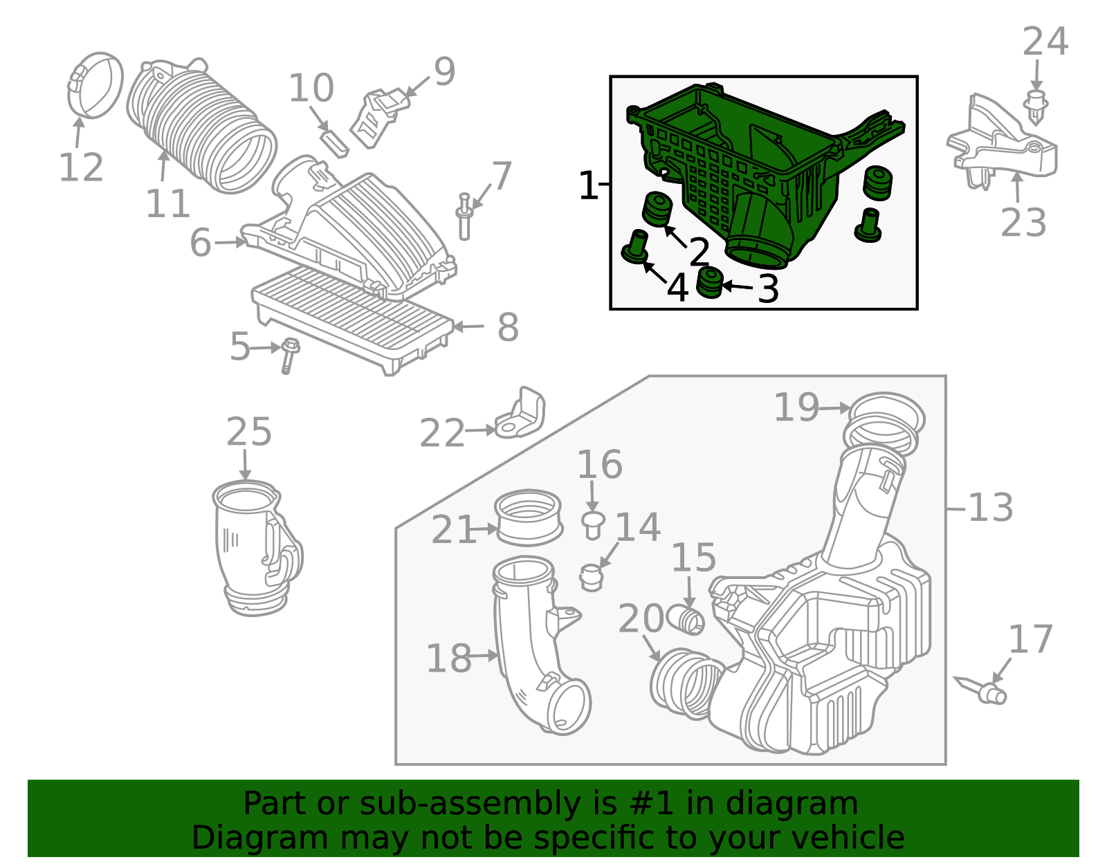 A00 Icon 2006-2007 Honda Accord Air Filter Housing 17211-RDA-A00 | Parts ...