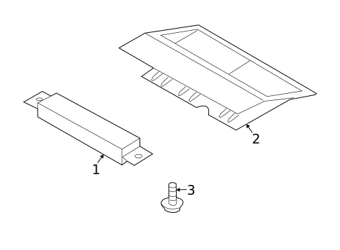 High Mounted Stop Lamp for 2003 INFINITI G35 #0