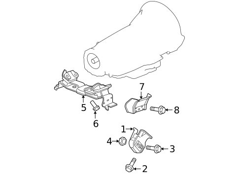 Engine & Trans Mounting for 2007 Jeep Grand Cherokee #1