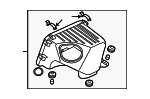 MN180007 - Engine: Air Cleaner Body for Mitsubishi Image