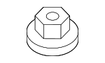9YB160614A - Exhaust: Front Shield Nut for Mazda: 3, 6, CX-3, CX-30, CX-5, CX-50, CX-9, MX-5 Miata Image