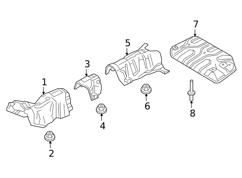 Heat Shields for 2021 Mazda CX-3 #1
