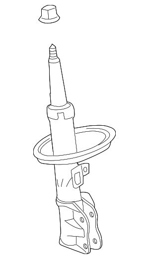 4851080615 - : Strut for Toyota Image