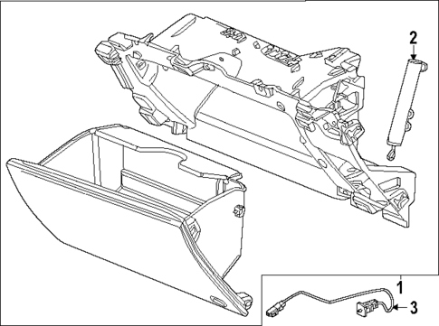 Glove Box for 2025 Acura ZDX #0