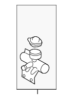 1350A015 - Cooling System: Adapter for Mitsubishi: Lancer, Outlander, Outlander Sport Image