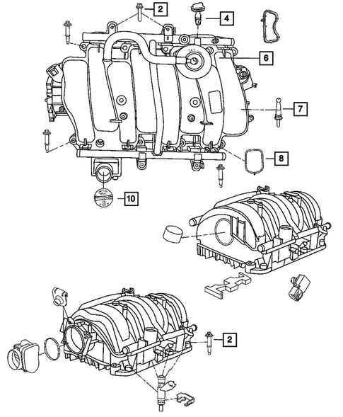Manifolds for 2007 Jeep Commander #0