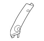 15818371 - Body: Windshield Pillar Trim for Hummer: H3, H3T Image