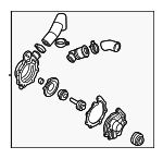 AJ0315010H - : Pump Water for Mazda: MPV, Tribute Image