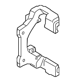 34216769104 - Brakes: Caliper Support for BMW: 330i, 330xi, 335d, 335i, 335i xDrive, 335is, 335xi, X1 Image