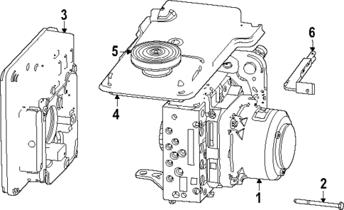 Master Cylinder - Components On Dash Panel for 2024 Dodge Charger Daytona #0