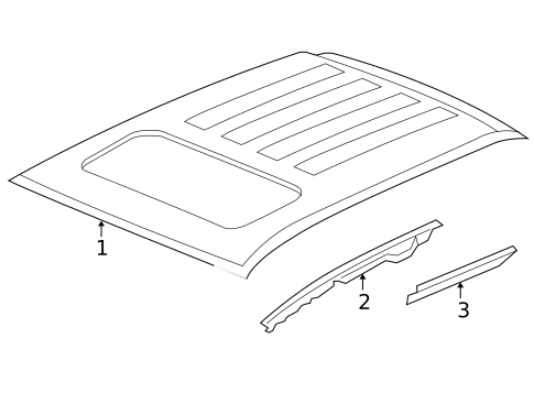 Roof & Components for 2014 Honda Ridgeline #0