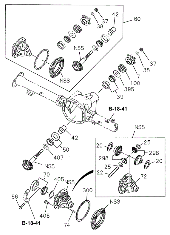 Rear Final Drive (2) for 1996 Honda Passport #0