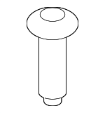 1249304107E - Body: Deflector Screw for Kia: Forte, Niro, Niro EV, Sorento, Sportage, Telluride Image