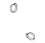 N10735901 - Cooling System: Lower Press Hose Clamp for Porsche: Cayenne, Macan Image