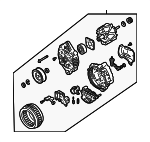 KL1118300R - : Alternator for Mazda: 626, MX-3, MX-6 Image