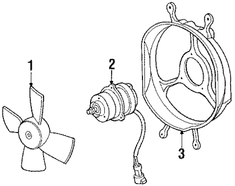 Cooling Fan for 1985 Honda Accord #1
