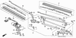 76620SR3A01 - Electrical/Exhaust/Heater/Fuel: BLADE, WINDSHIELD WIPER (DRIVER SIDE) for Honda Image