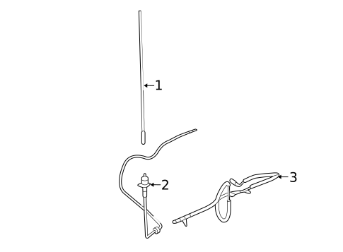 Antenna & Radio for 2017 GMC Sierra 1500 #1