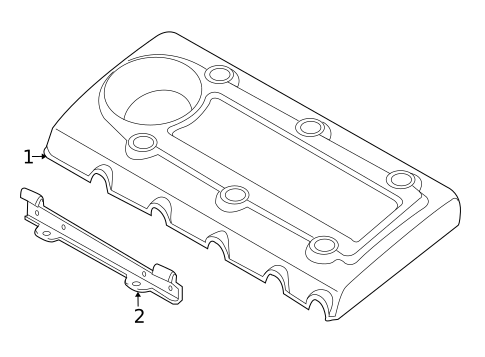 Engine Appearance Cover for 2012 Hyundai Tucson #0