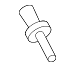 N90536901 - Body: Radiator Support Air Duct Rivet for Porsche: Macan, Panamera Image