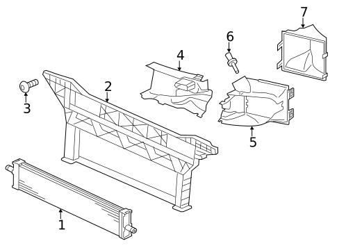 Radiator & Components for 2012 Porsche Panamera #2