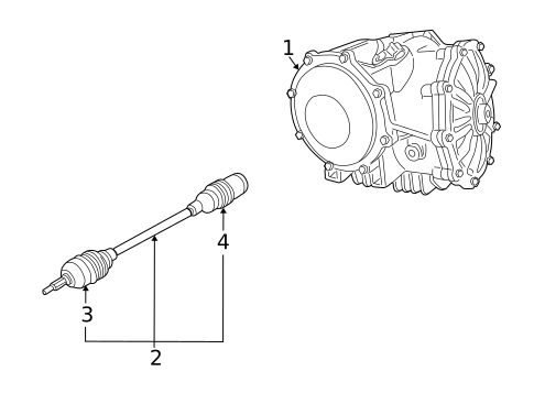 Axle & Differential for 2006 Chevrolet Corvette #0