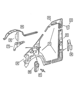 5104183AA - Body Sheet Metal Except Doors: Body Side Door Aperture for Mopar Image image