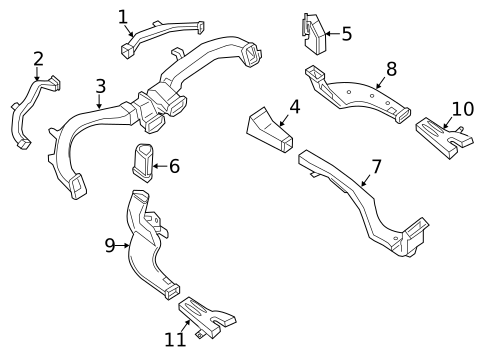 Ducts for 2017 Nissan Altima #0