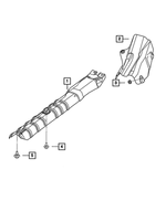 5278888AA - Exhaust: Underbody Heat Shield for Mopar Image