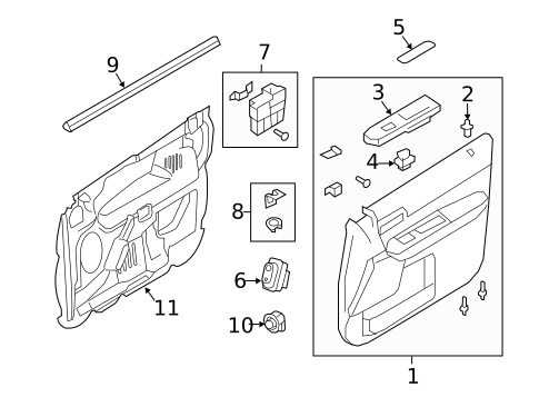 Mirrors for 2010 Ford Escape #0