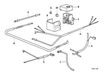 12421719713 - Engine Electrical System: Battery Cable Negative for BMW Image