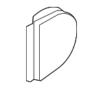 30716841 - Body: Lock Cable Seal for Volvo: S60, S60 Cross Country, V60, V60 Cross Country, XC60 Image