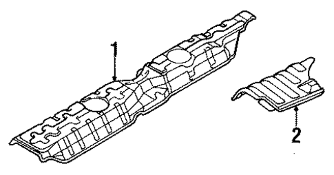 Heat Shields for 1996 Mitsubishi Eclipse #0