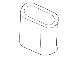 7P0121365 - Cooling System: Radiator Insulator for Audi Image