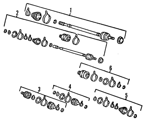 Front Suspension for 1989 Mitsubishi Precis #2