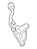1FAA46010 - Steering: Shift Lever for Mazda: B2300, B2500, B3000, B4000 Image