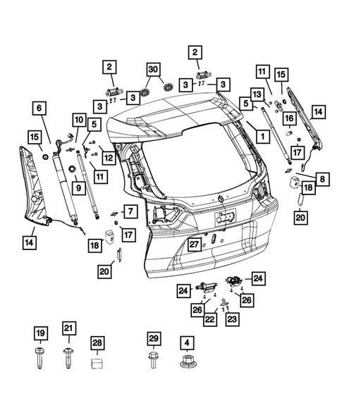 Liftgates and Tailgates for 2020 Jeep Cherokee #0