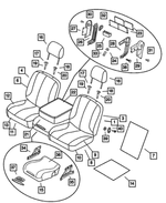 1EY891D5AA - Interior Trim: Front Seat Back for Mopar Image