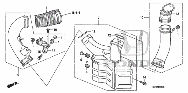 Resonator Chamber (2.0L) for 2010 Honda Civic #0