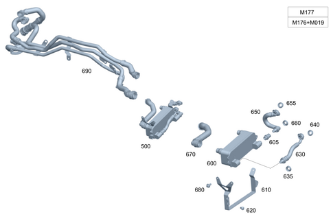 Transmission Cooling for 2023 Mercedes-Benz GLE63 AMG S #0