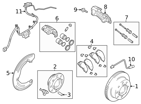 Brake Components for 2016 Ram 3500 #0