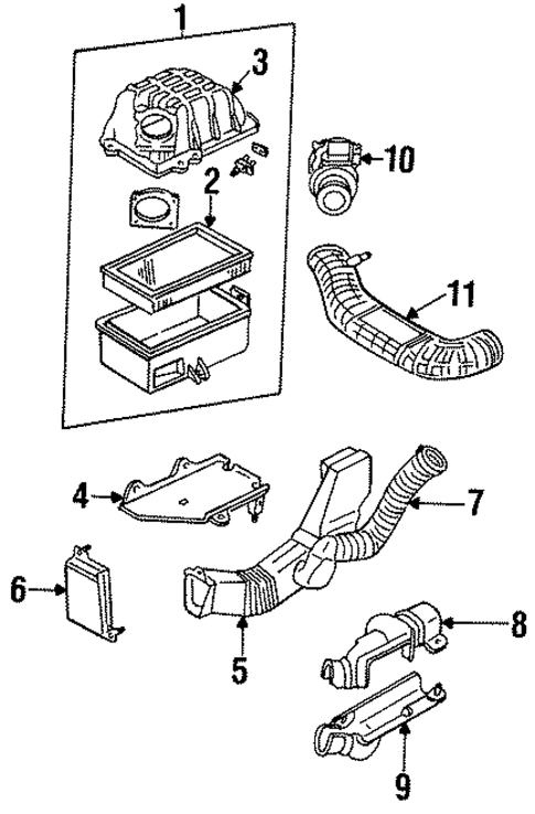 Air Inlet for 1994 Mazda B4000 #0