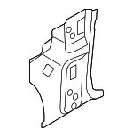 8K0802126C - Body: Inner Pillar for Audi: A4, A4 Quattro, A5, A5 Quattro, allroad, RS5, S4, S5 Image