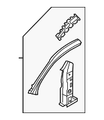 8T0809201A - Body: Inner Hinge Pillar for Audi: A5 Quattro, RS5, S5 Image